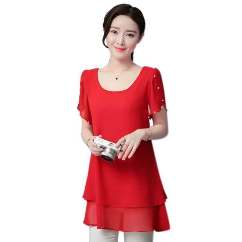 Baggy Summer Bellies Clothes Chiffon Tops - DripNation