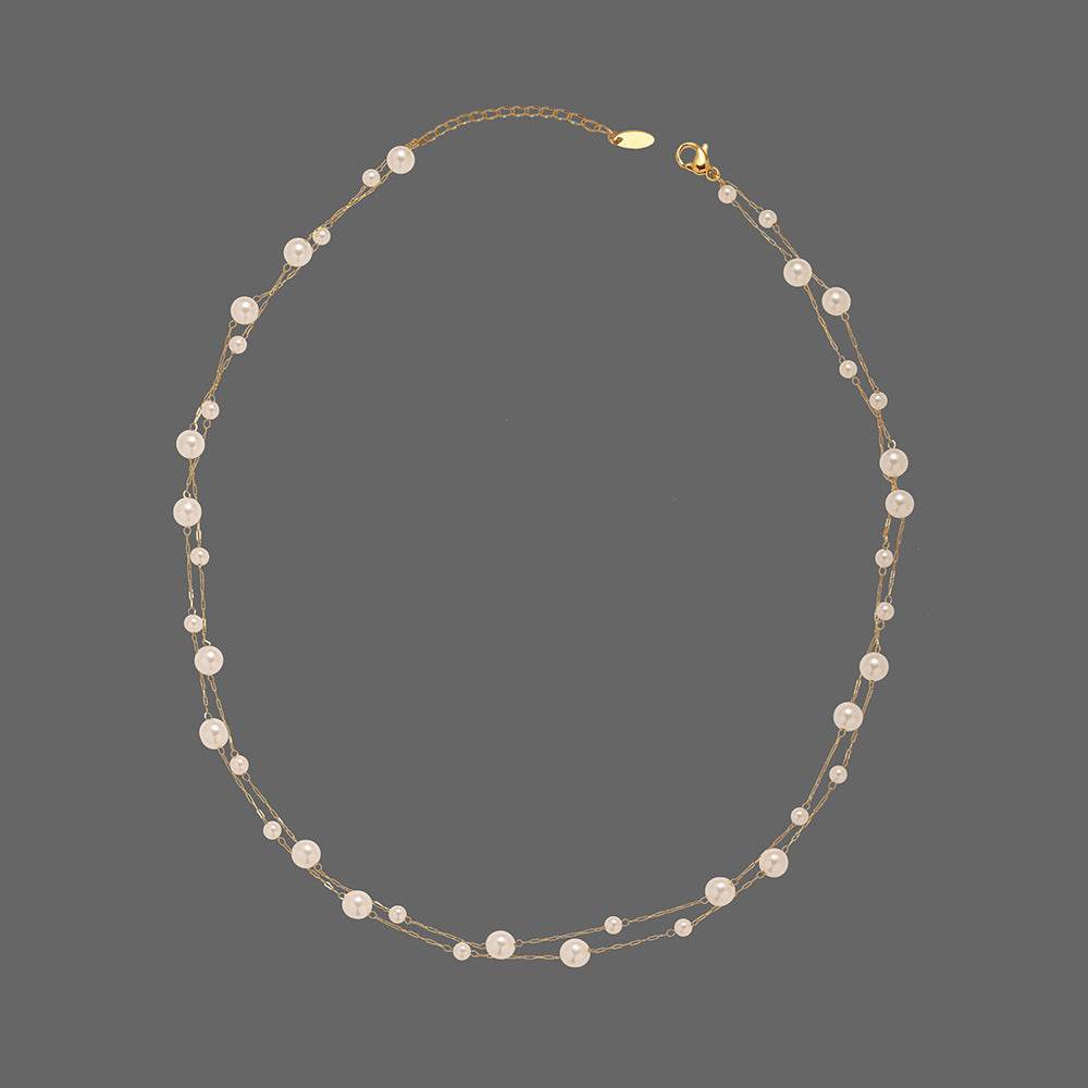 Fashion Personality Pearl Clavicle Chain Necklace - DripNation