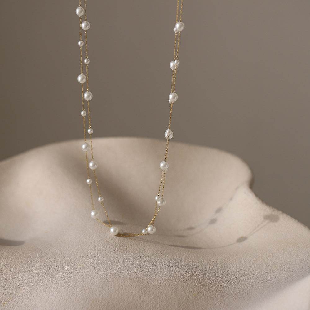 Fashion Personality Pearl Clavicle Chain Necklace - DripNation