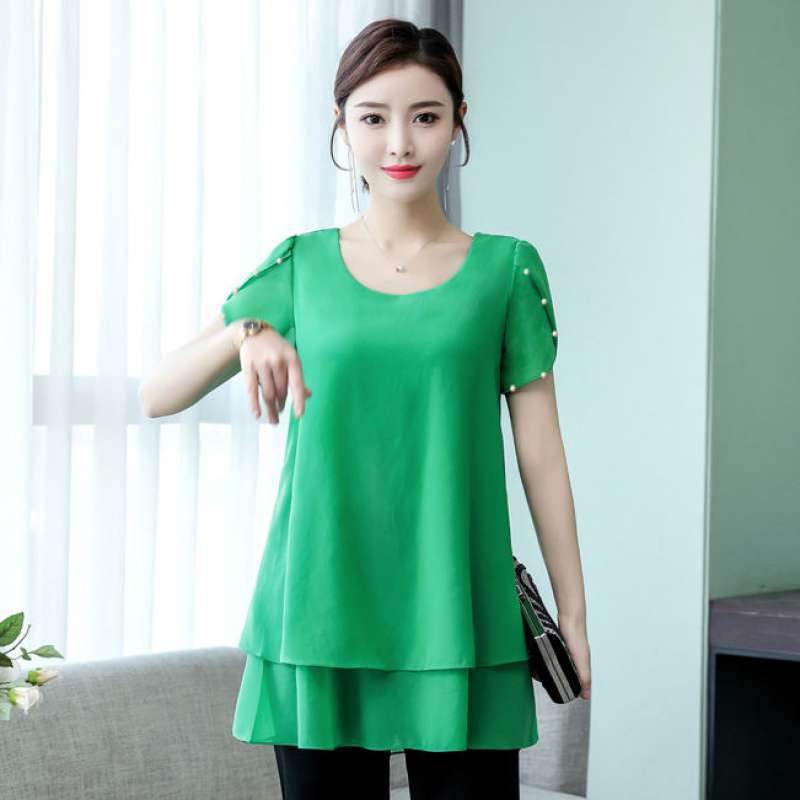 Baggy Summer Bellies Clothes Chiffon Tops - DripNation