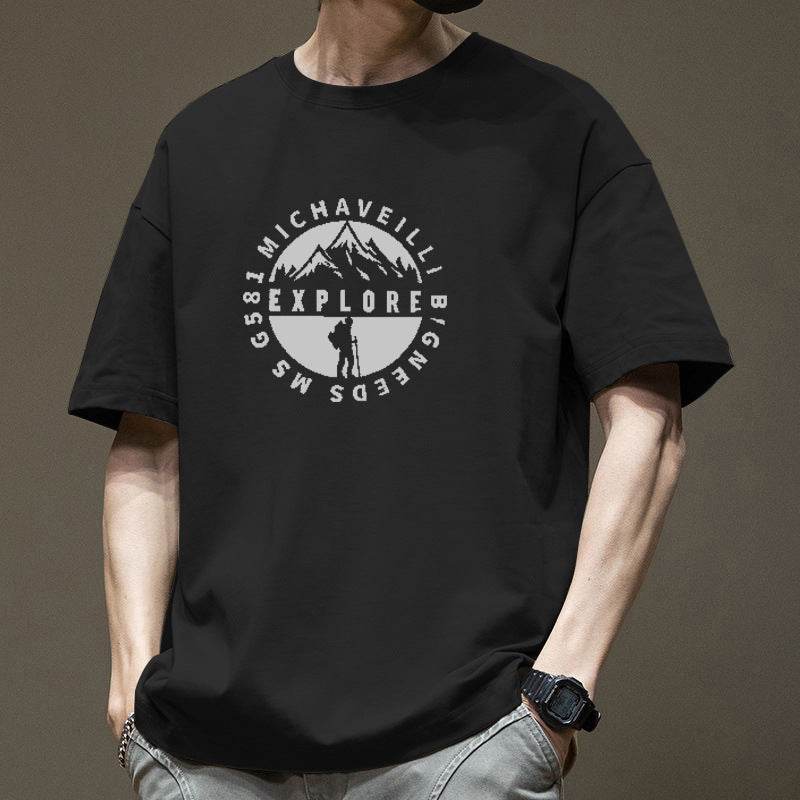 American High Street Vintage Printed Cotton Short Sleeve - DripNation