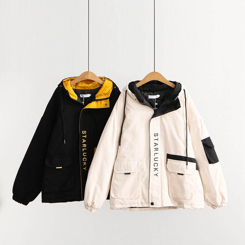 Student loose plus velvet padded padded clothes women - DripNation