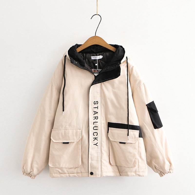 Student loose plus velvet padded padded clothes women - DripNation