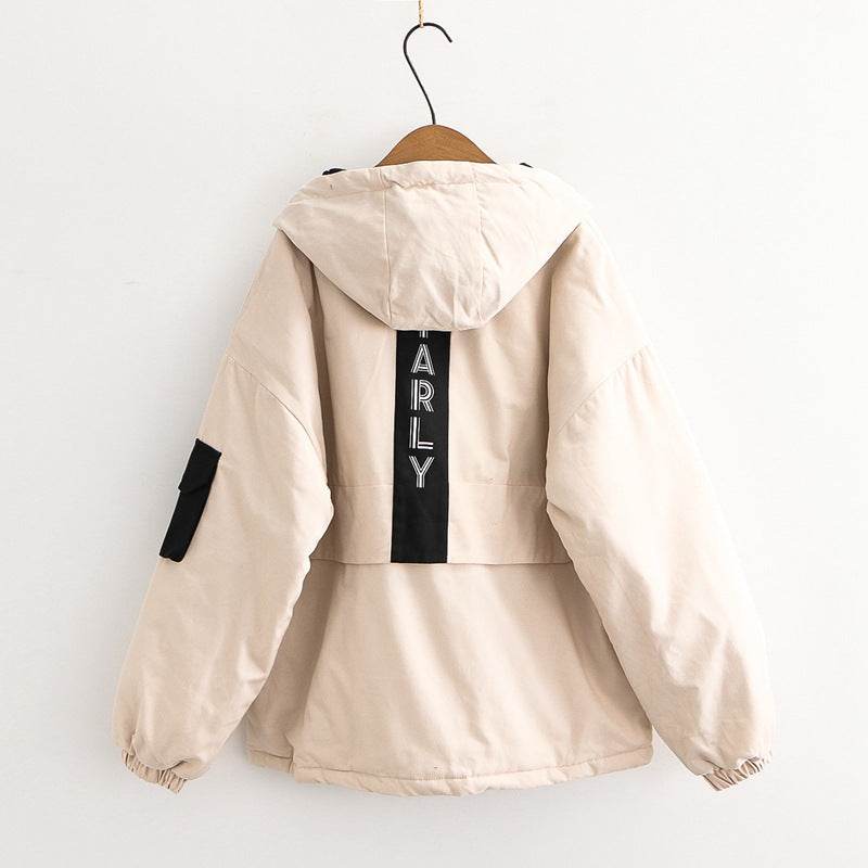Student loose plus velvet padded padded clothes women - DripNation