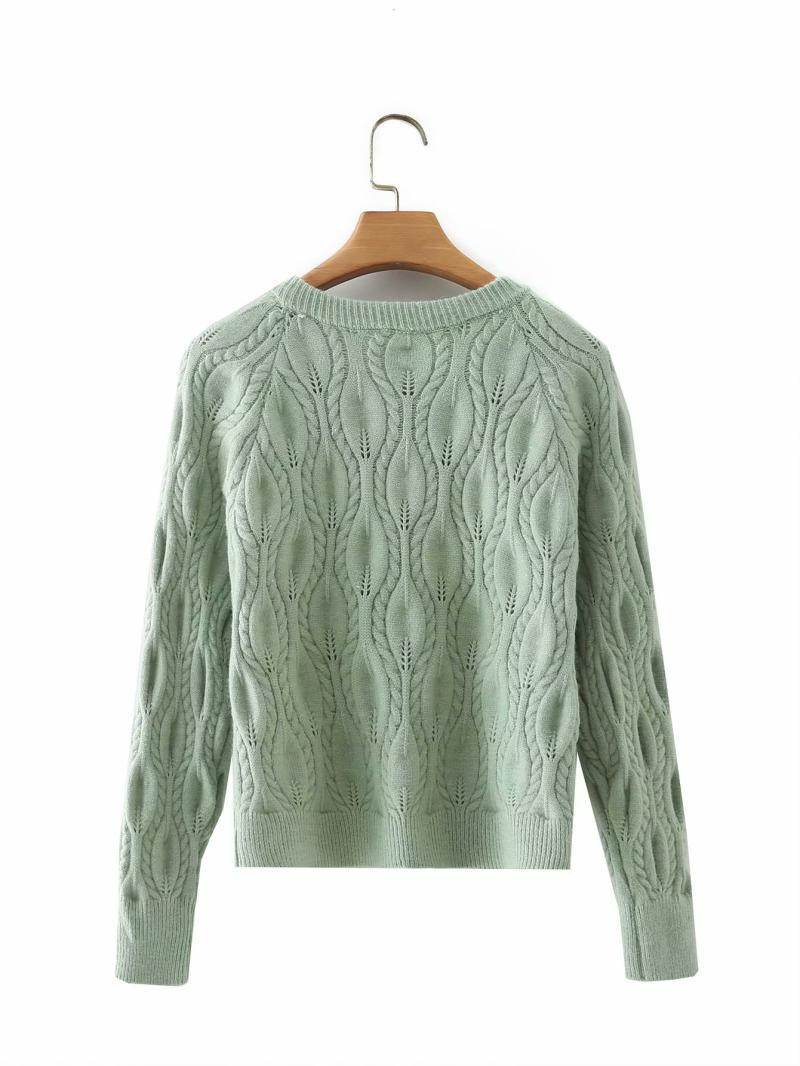 Street Fashion Casual Simple Eight-strand Knitted Knitted Jacket - DripNation