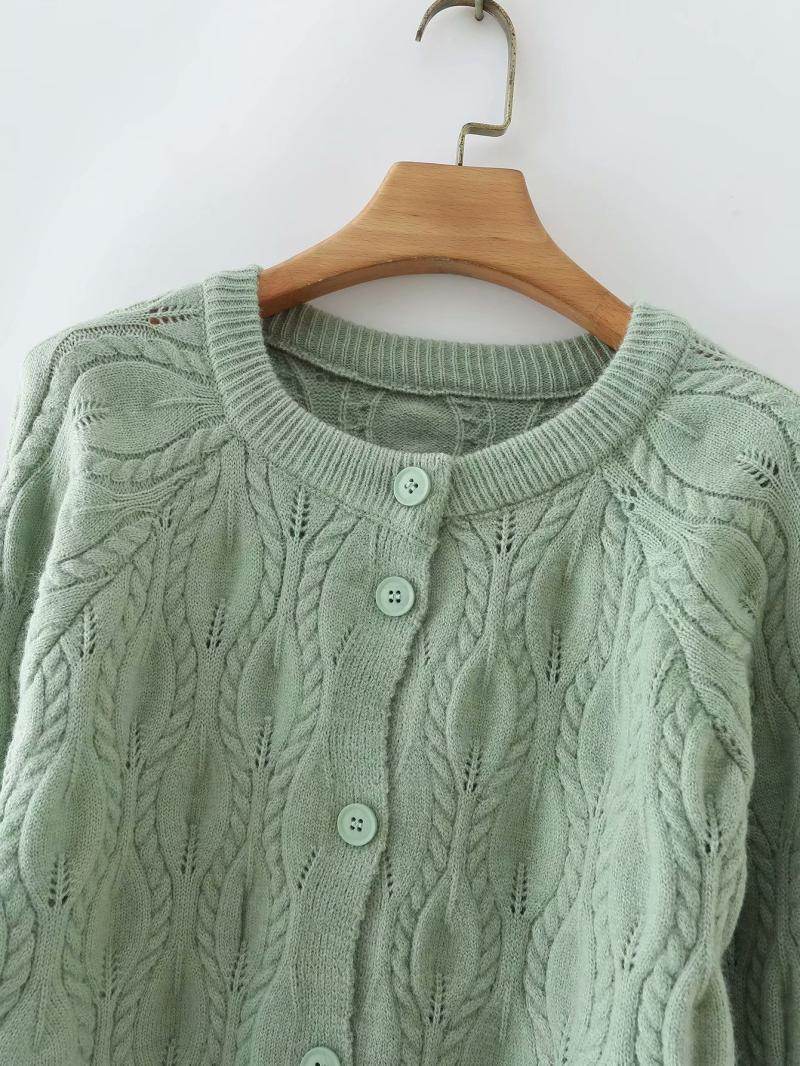 Street Fashion Casual Simple Eight-strand Knitted Knitted Jacket - DripNation